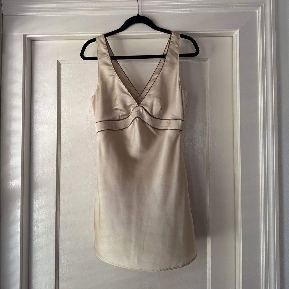 Abercrombie & Fitch Cream Mini Dress